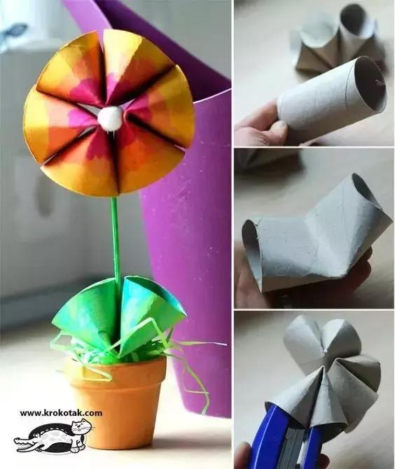 幼儿园火箭手工制作方法，用废纸筒造一枚会飞的小火箭