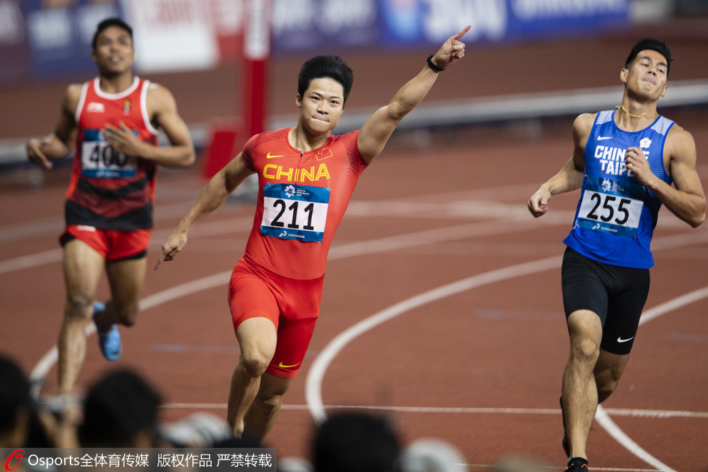 2018亚运会男子百米决赛成绩，那个让亚洲屏息的9秒92
